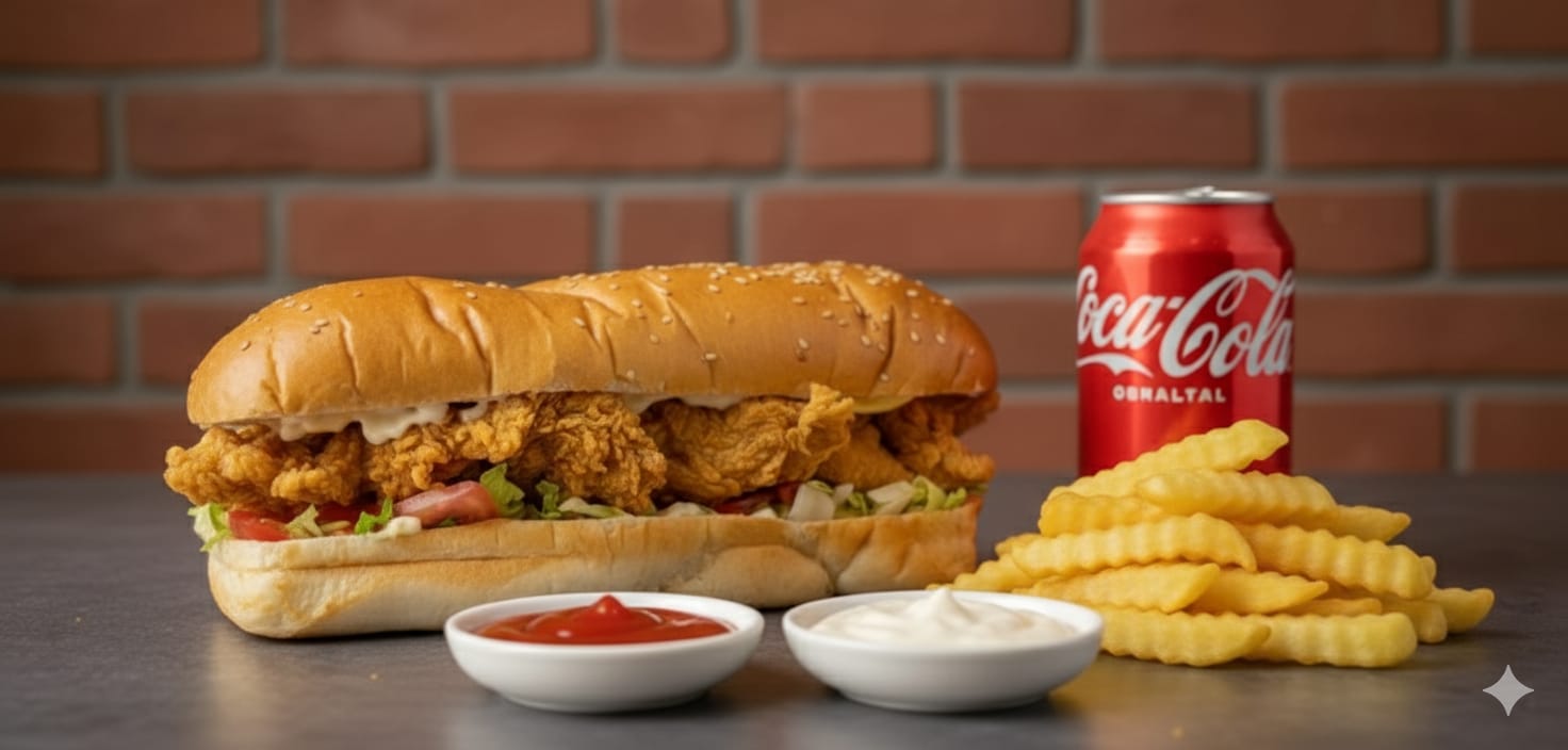 وجبة ساندويش زنجر حار